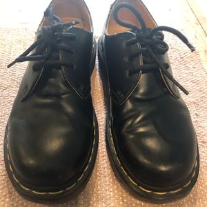 Dr. Martens Black derby oxfords